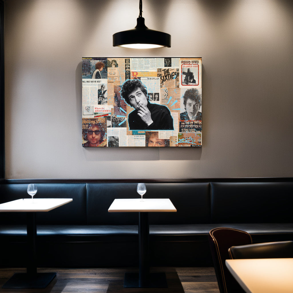 Bob Dylan - Limited Print: Canvas Mounted