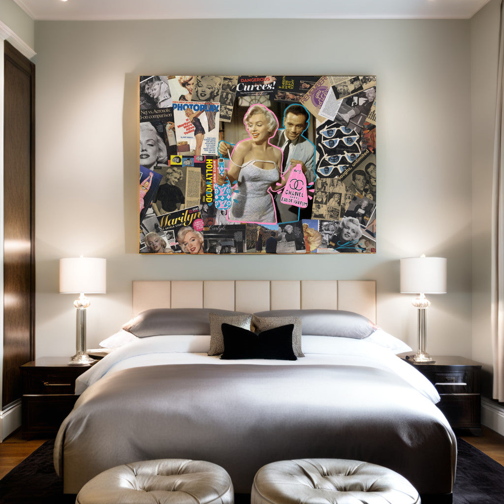 Monroe: Hollywood Gossip - Limited Print - Canvas Mounted