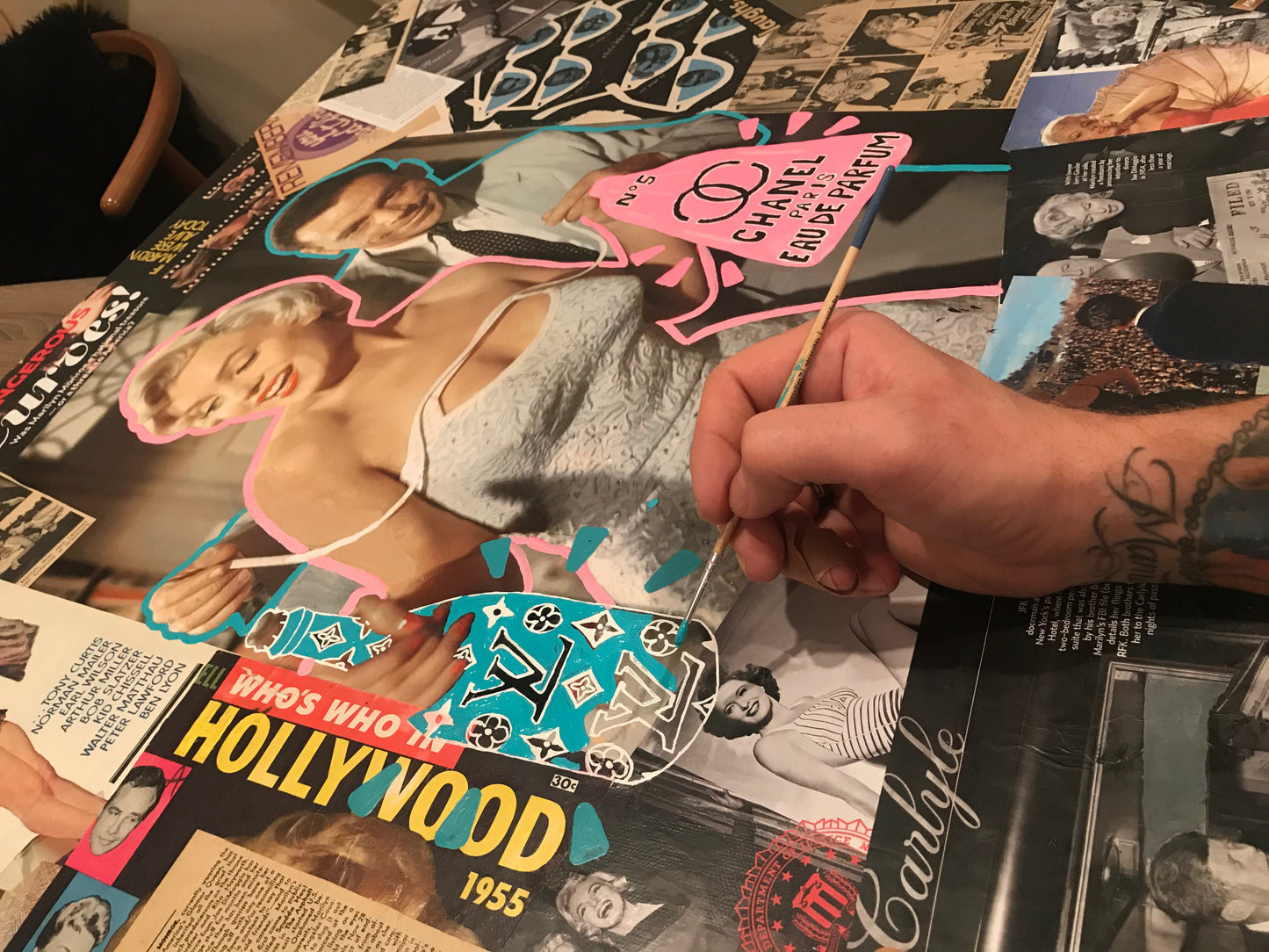 Monroe: Hollywood Gossip - Original Art Piece