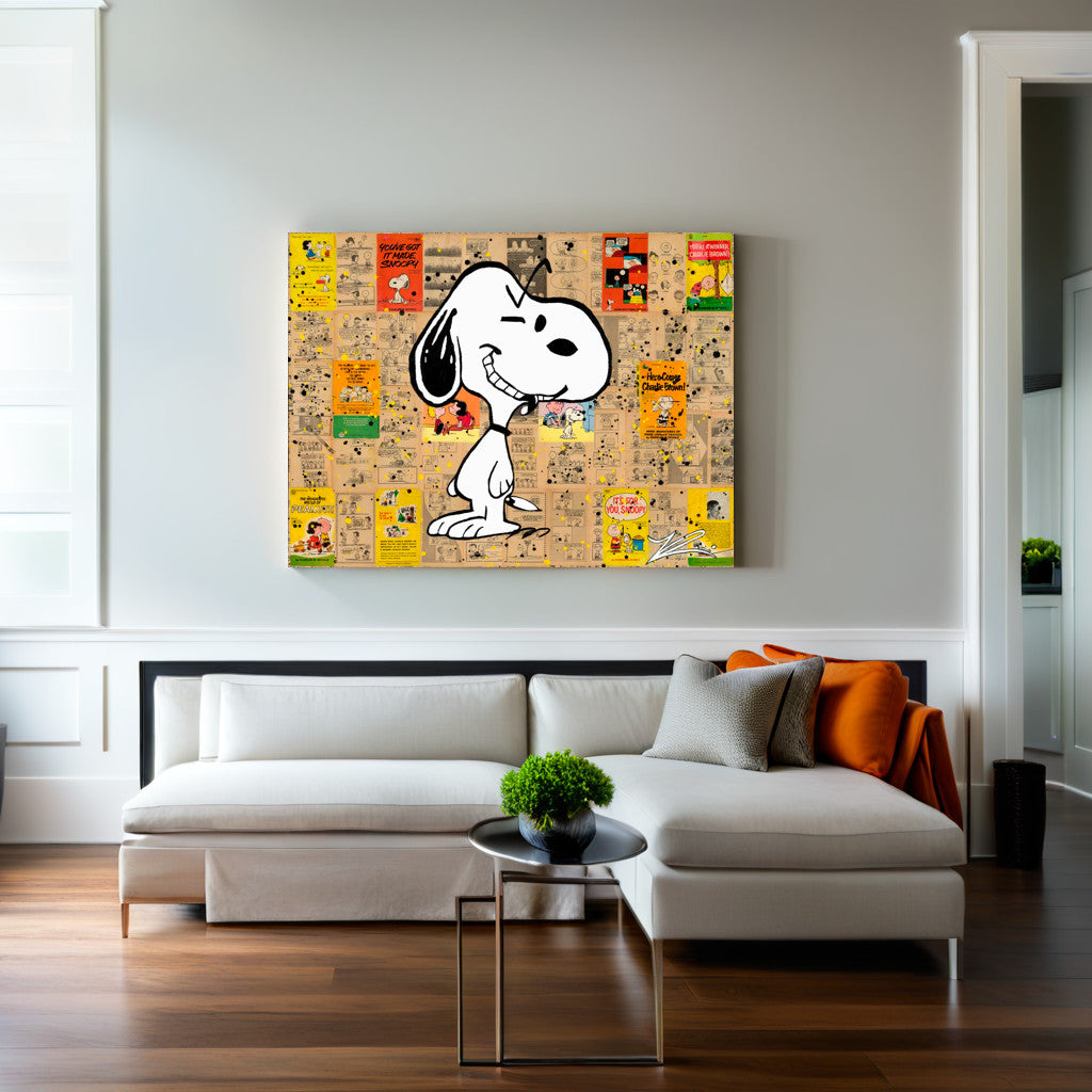 Snoopy: Timeless Mischief – Limited Print: Canvas