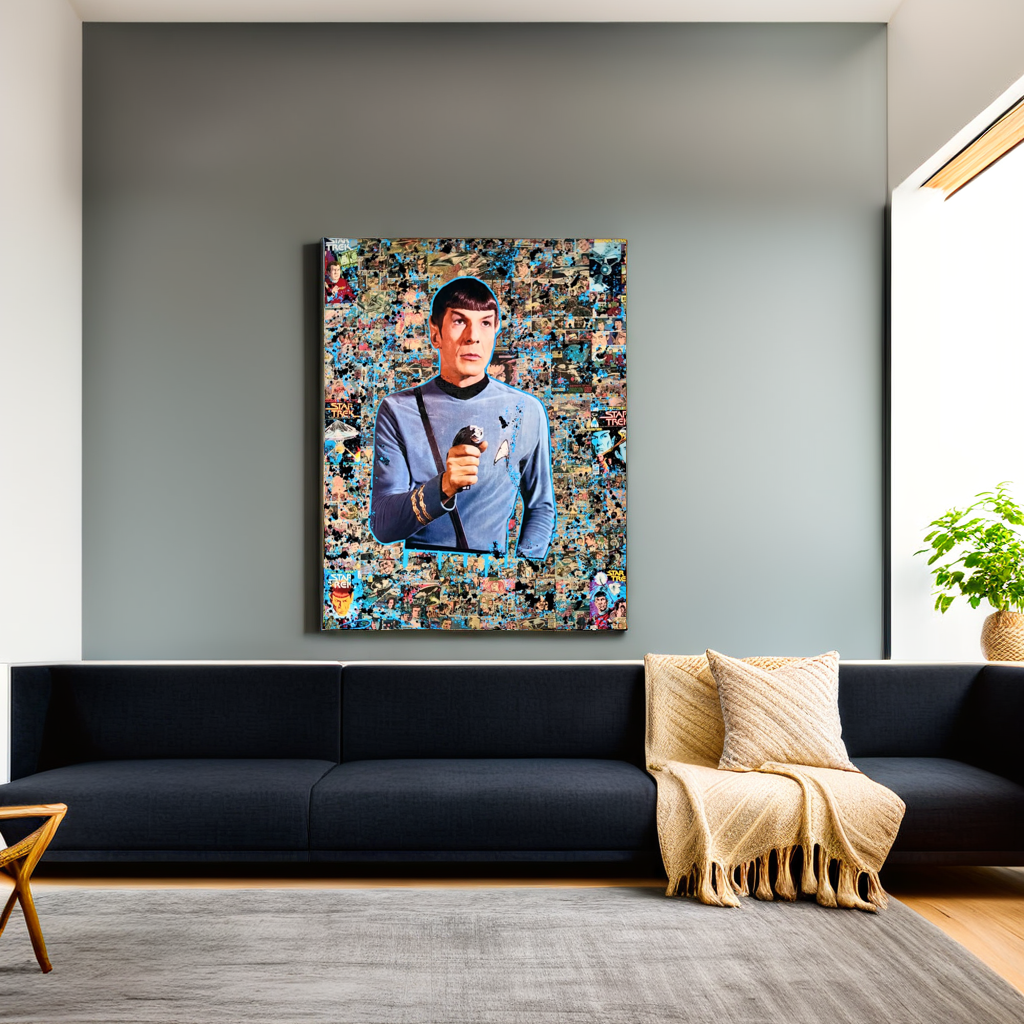 Mr. Spock: Infinite Logic - Limited Print: Canvas Mounted