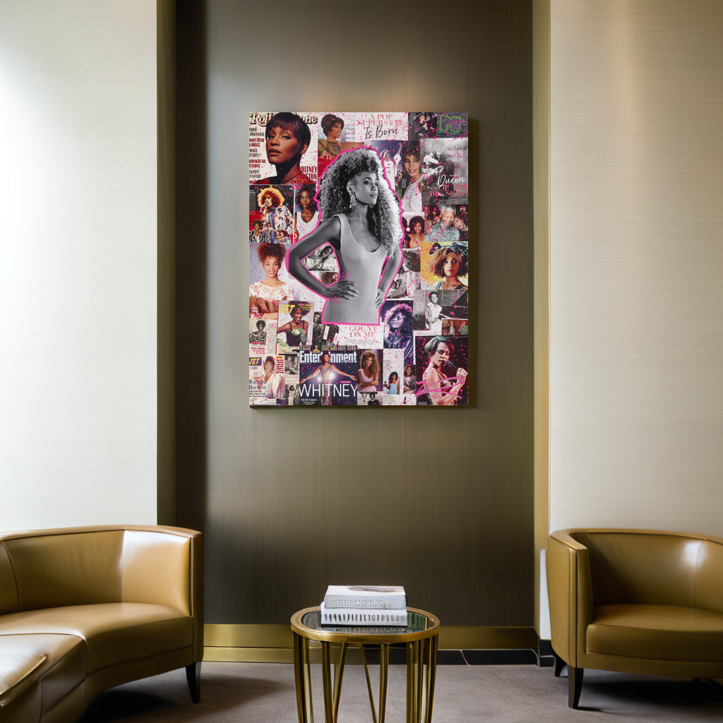 Whitney Houston: The Flame - Print: Resin Coated