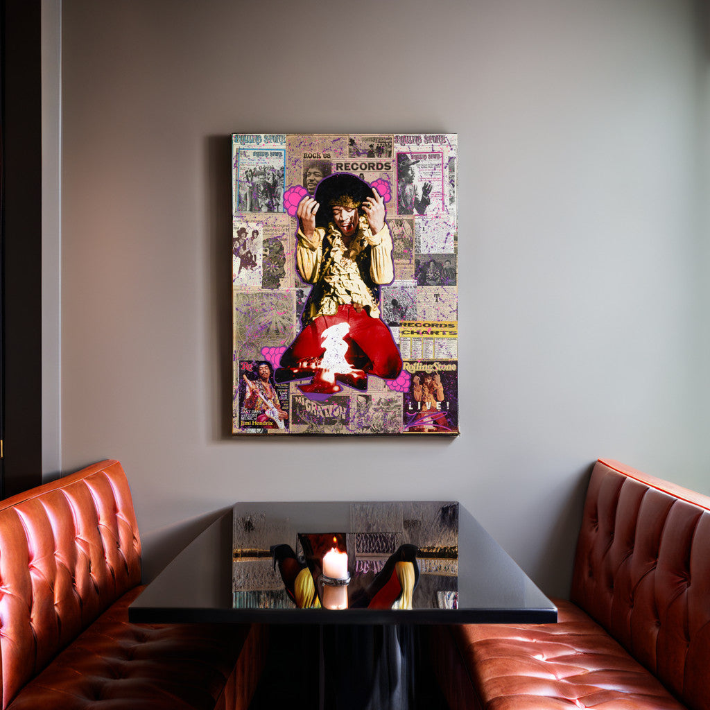 Jimi Hendrix: Immortality - Limited Print: Canvas