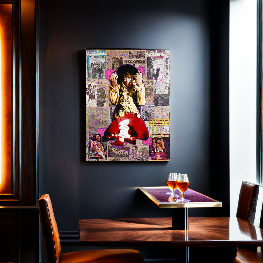 Jimi Hendrix: Immortality - Limited Print: Canvas