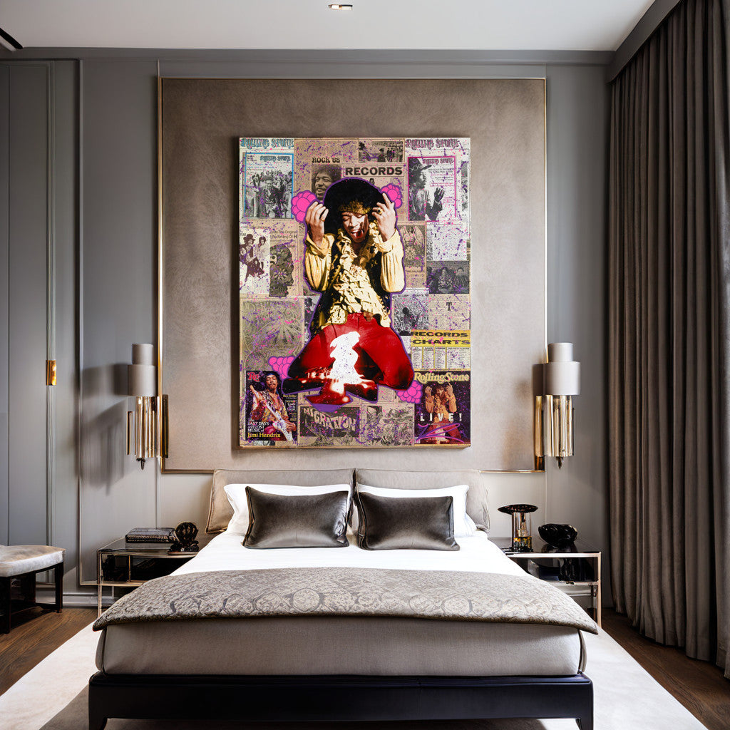 Jimi Hendrix: Immortality - Limited Print: Canvas