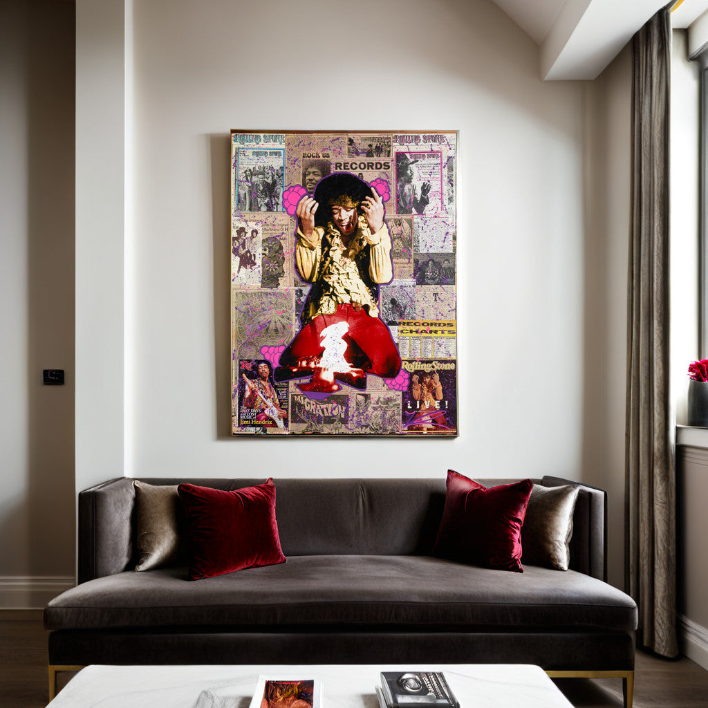 Jimi Hendrix: Immortality - Original Art Piece