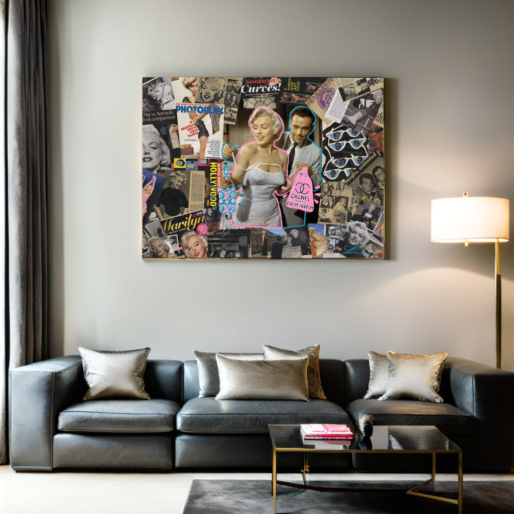 Monroe: Hollywood Gossip - Limited Print - Museum Paper Rolled