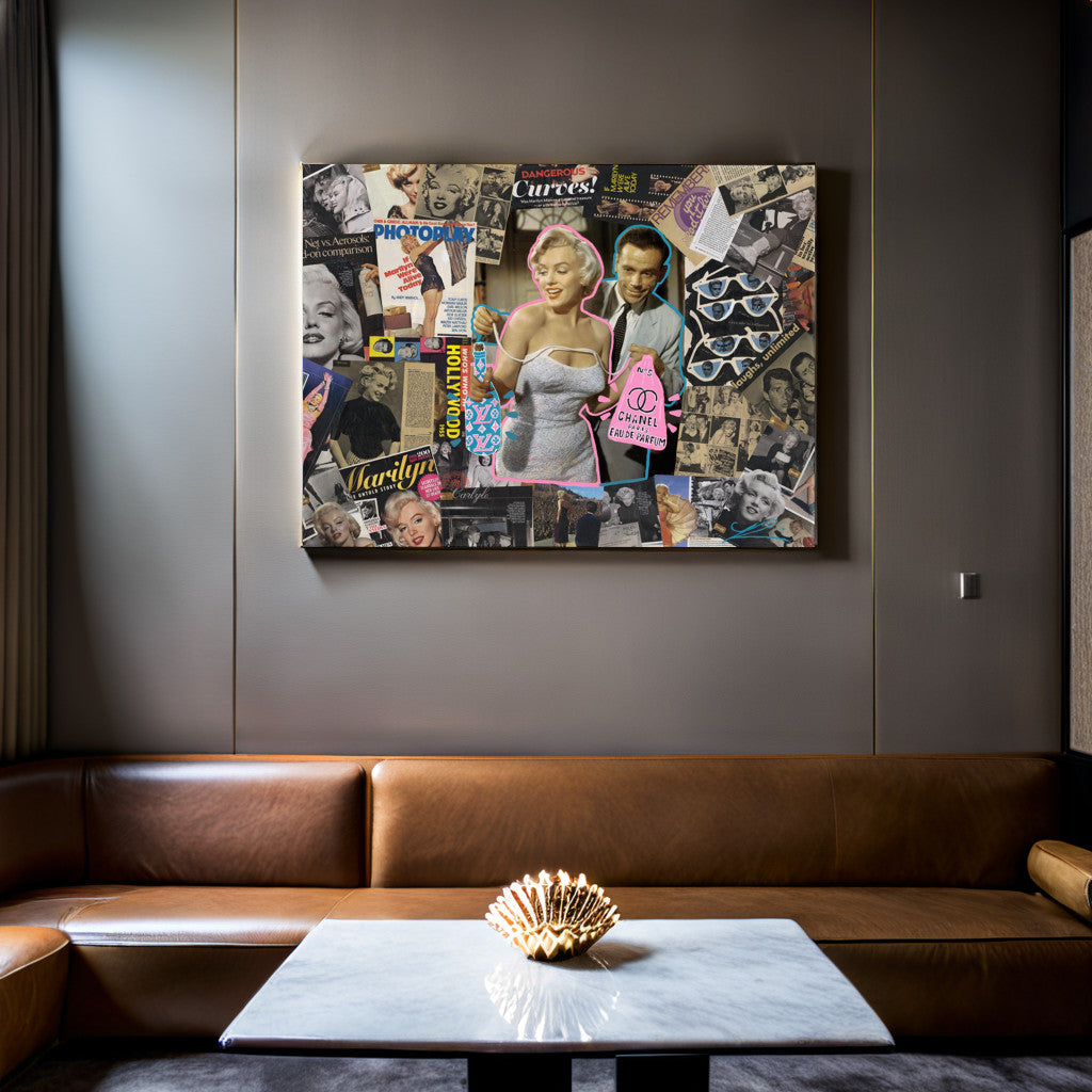 Monroe: Hollywood Gossip - Limited Print - Resin Coated