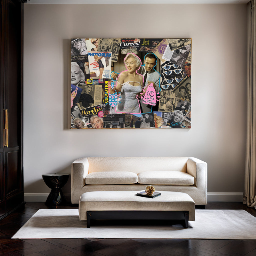 Monroe: Hollywood Gossip - Limited Print - Canvas Mounted