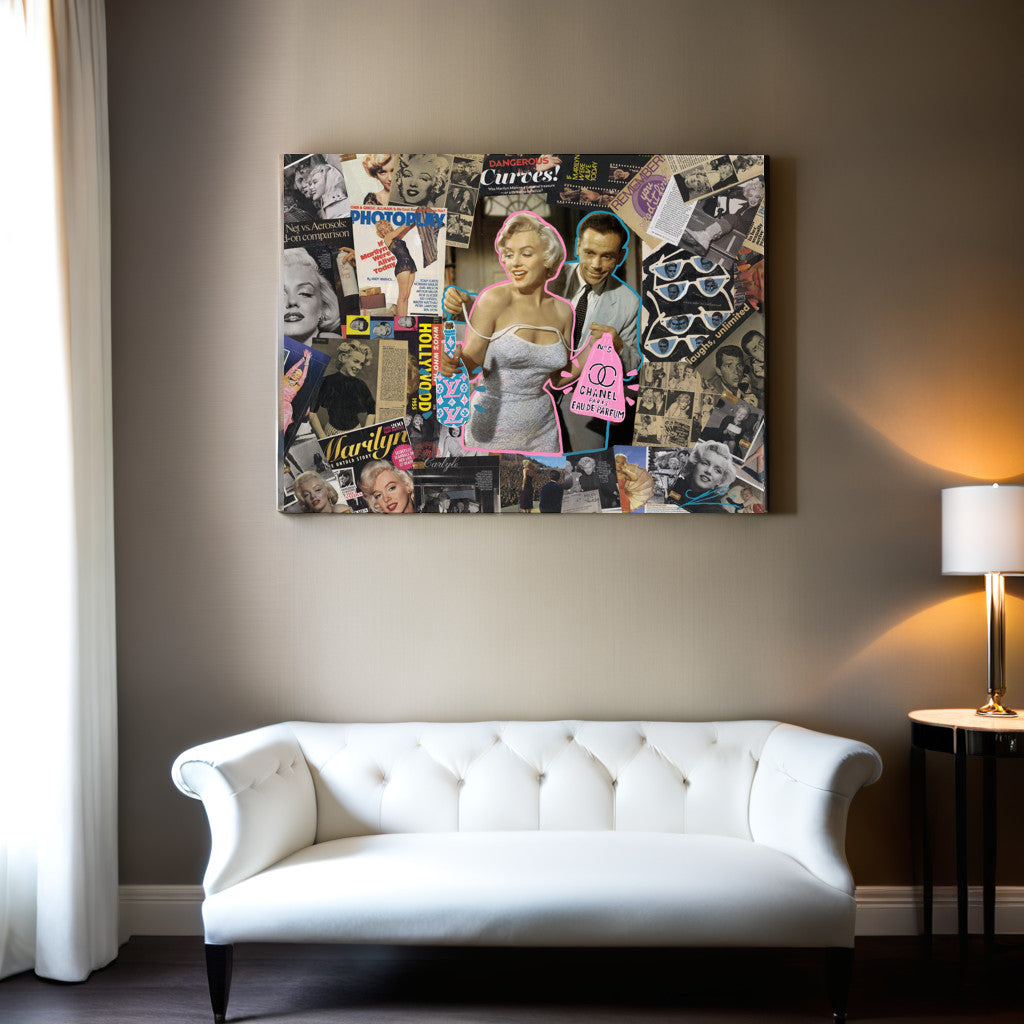 Monroe: Hollywood Gossip - Limited Print - Museum Paper Rolled