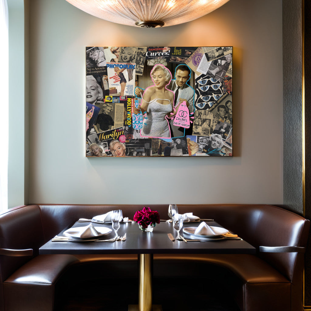 Monroe: Hollywood Gossip - Limited Print - Canvas Mounted