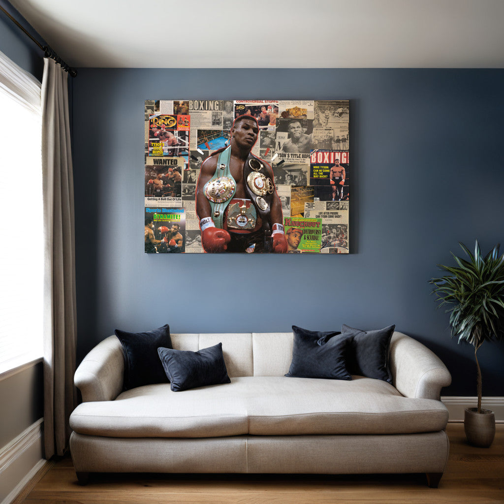 Mike Tyson – Limited Print: Canvas Mounted