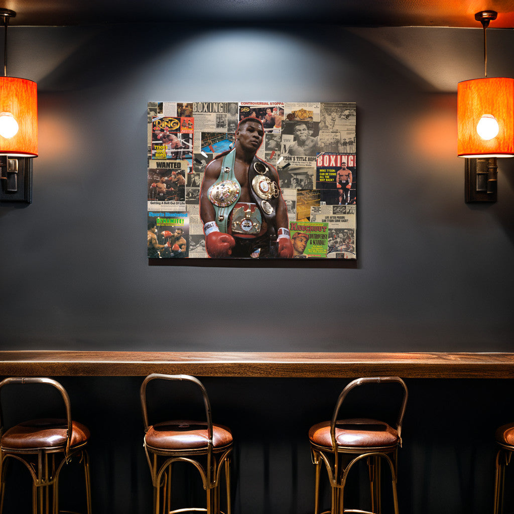 Mike Tyson – Limited Print: Canvas Mounted