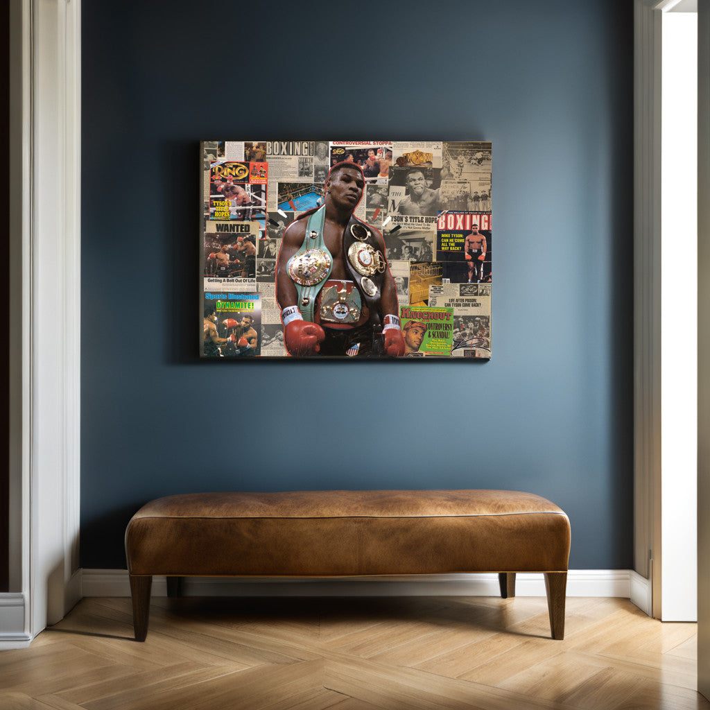 Mike Tyson – Limited Print: Canvas Mounted