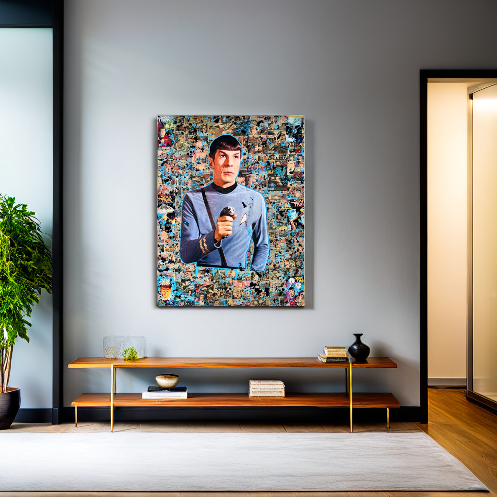 Mr. Spock: Infinite Logic - Limited Print: Canvas Mounted