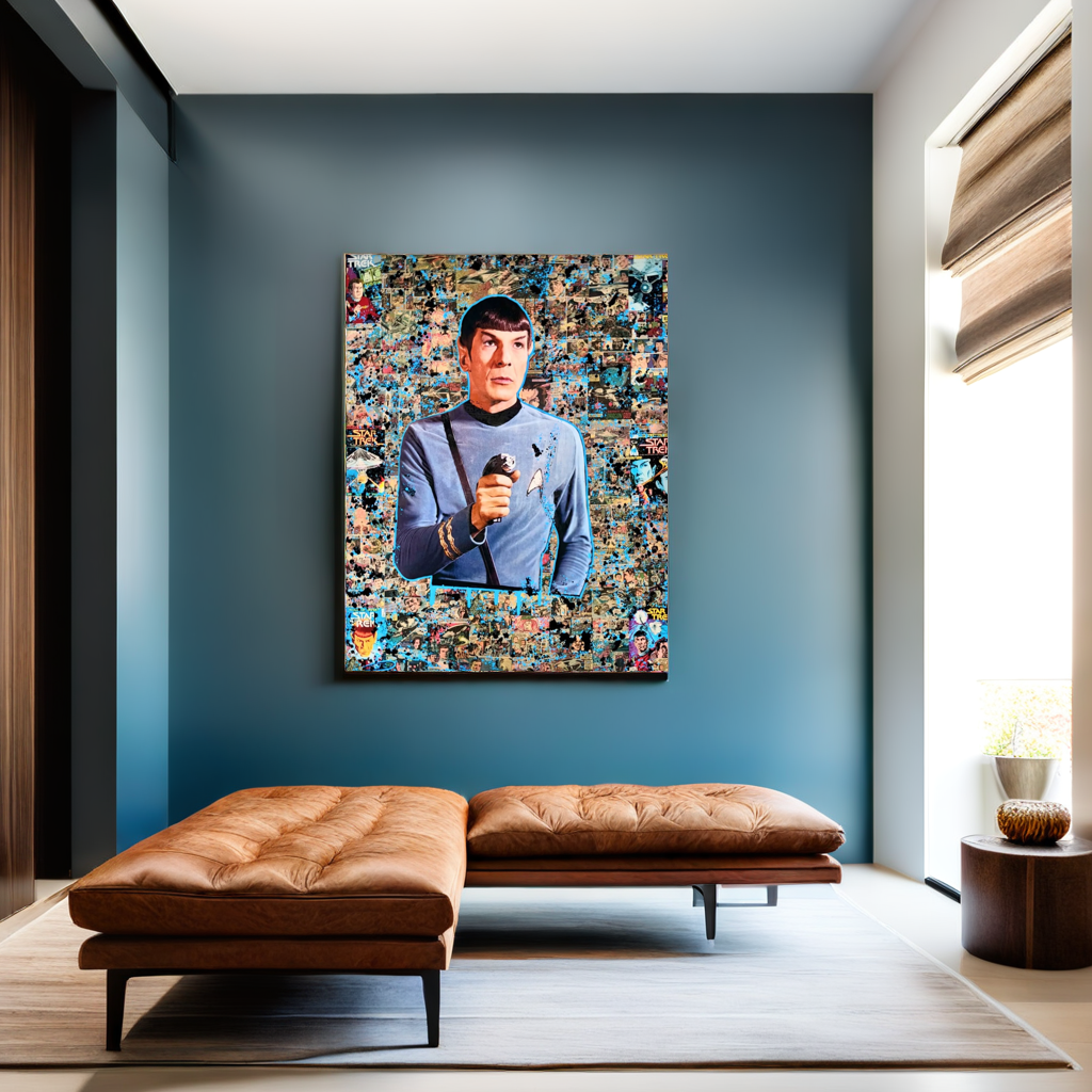 Mr. Spock: Infinite Logic - Limited Print: Museum Paper Rolled