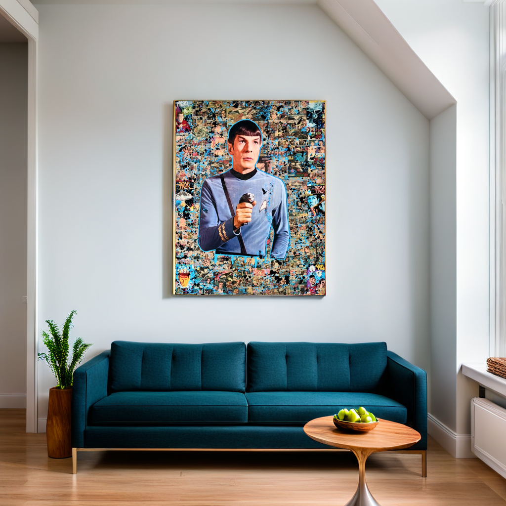 Mr. Spock: Infinite Logic - Limited Print: Canvas Mounted