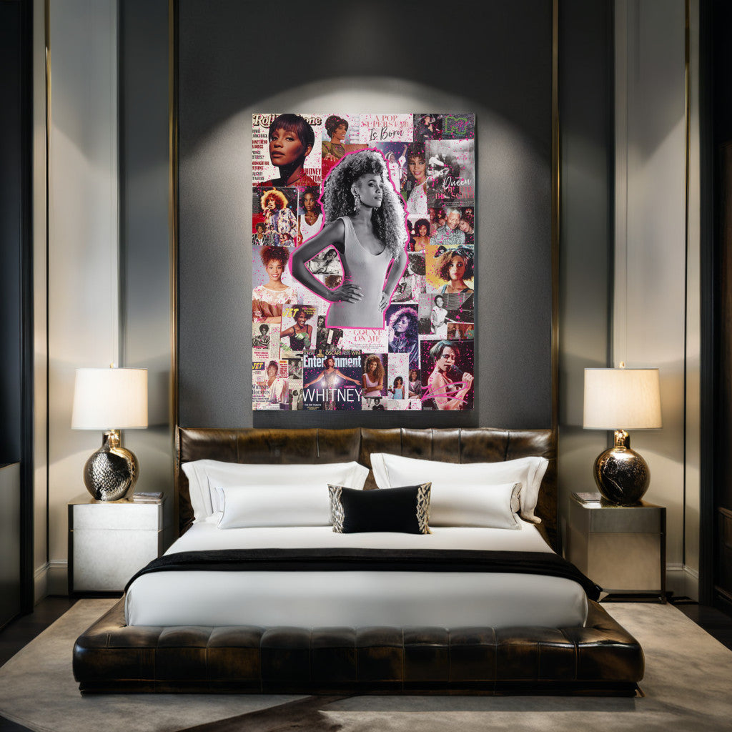 Whitney Houston: The Flame - Original Art Piece