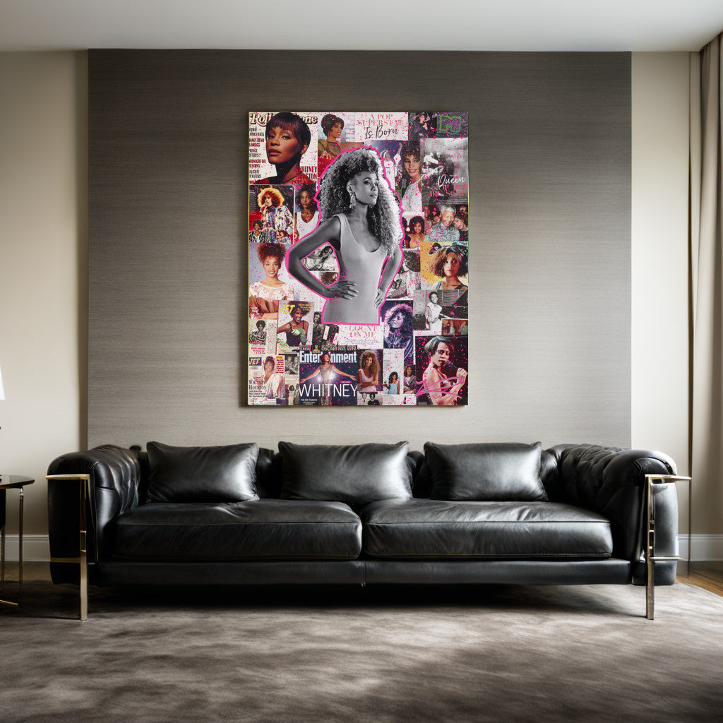 Whitney Houston: The Flame - Print: Museum Paper