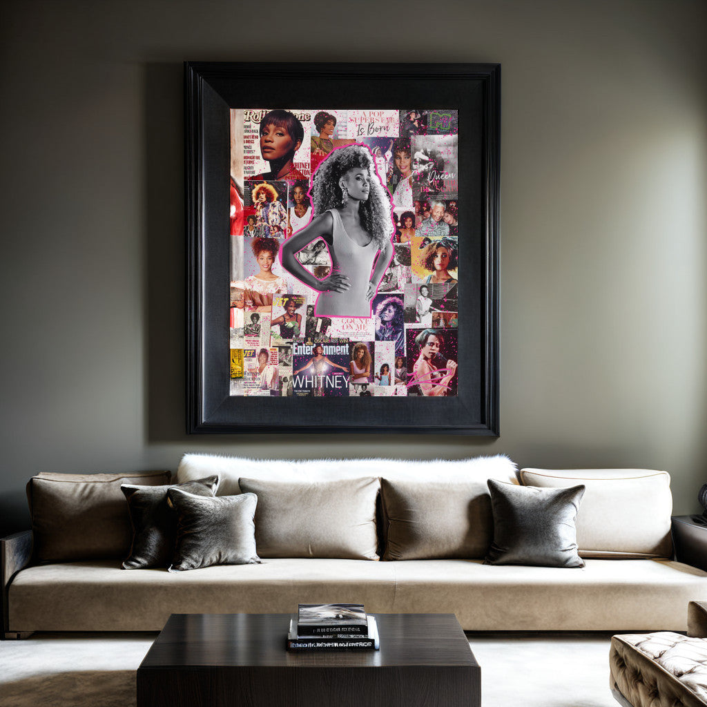 Whitney Houston: The Flame - Print: Museum Paper