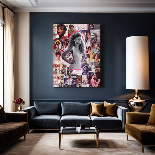 Whitney Houston: The Flame - Print: Resin Coated