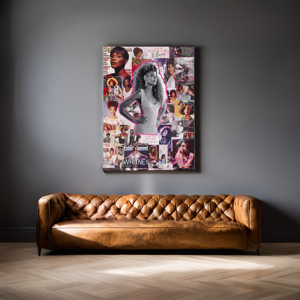 Whitney Houston: The Flame - Print: Museum Paper